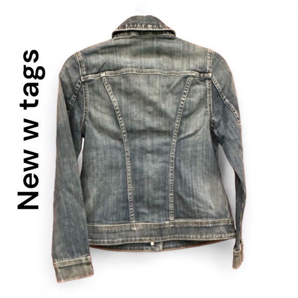 Chico’s Women’s Denim Jacket Indian Ocean Chico’s Size 00 (XS) NWT - Picture 4 of 4
